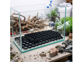 Решетка под грунт Kruger Meier Hardscape Grid 60x40 см для защиты дна аквариум