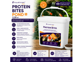 Корм высокобелковый для КОІ и прудовых рыб Aquaforest Protein Bites S POND 2,25кг