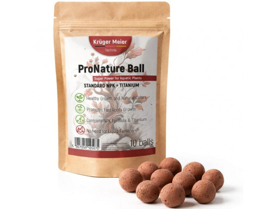 Питательные шарики Kruger Meier ProNature Ball 10 для аквариумных и террариумных растений