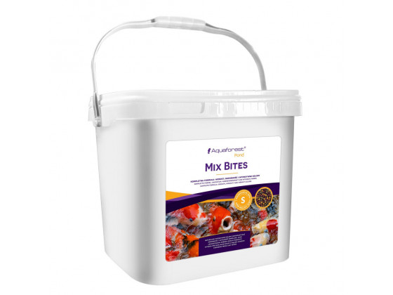 Корм для КОІ и прудовых рыб 3мм Aquaforest Mix Bites S POND 2,25кг