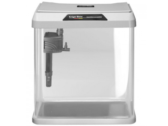 Акваріум Kruger Meier Como Aquarium  7л білий 23x15,5x25см