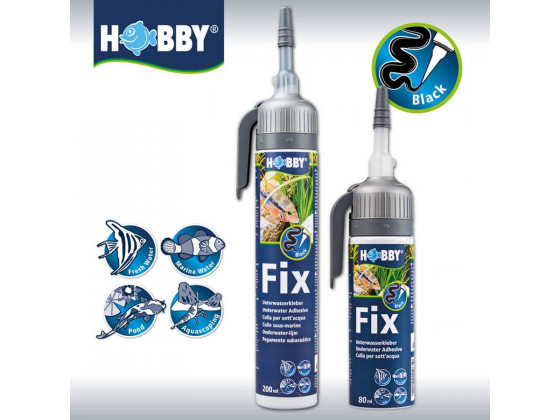 Клей, герметик акваріумний прозорий Hobby Fix Underwater Adhesive transparent 200мл 