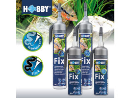 Клей, герметик аквариумный черный Hobby Fix Underwater Adhesive black 200 мл