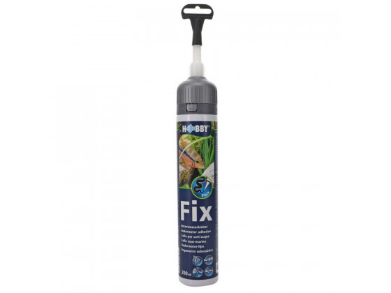 Клей, герметик аквариумный черный Hobby Fix Underwater Adhesive black 200 мл