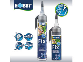 Клей, герметик аквариумный черный Hobby Fix Underwater Adhesive black 200 мл