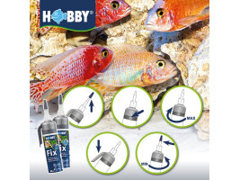 Клей, герметик аквариумный черный Hobby Fix Underwater Adhesive black 75мл