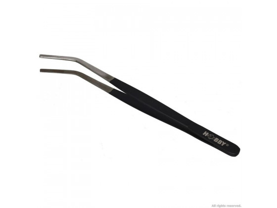 Пинцет изогнутый Hobby Tweezer curved 20см