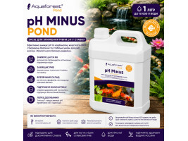 Средство для понижения pH в ставку Aquaforest pH Minus POND 1л