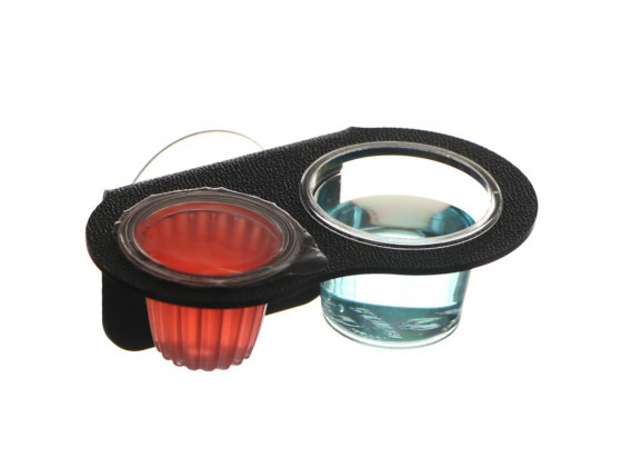 Подвесная миска Terrario Gecko Bar Duo Jelly Black Подвесная миска Terrario Gecko Bar Duo Jelly Black