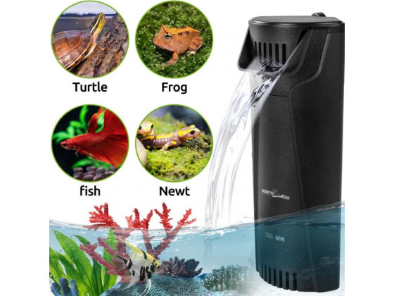 Внутрішній фільтр Repti-Zoo Aquatic Corner Filter (GLB07) для тераріумів із черепахами, рибами та амфібіями 200 л/год, до 38 літрів