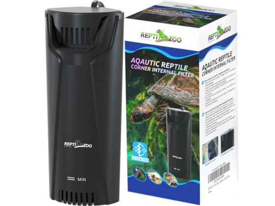 Внутрішній фільтр Repti-Zoo Aquatic Corner Filter (GLB08) для тераріумів із черепахами, рибами та амфібіями 350 л/год, до 76 літрів