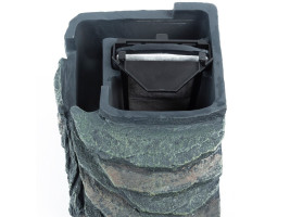 Декоративний фільтр-водоспад Repti-Zoo Turtle Filter Rock GLB09 у формі скелі для черепах, крабів і амфібій 