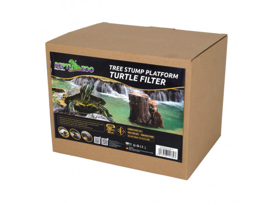 Декоративний фільтр-водоспад Repti-Zoo Turtle Filter Tree GLB10 у формі кореня для амфібій і тераріумів до 70 літрів