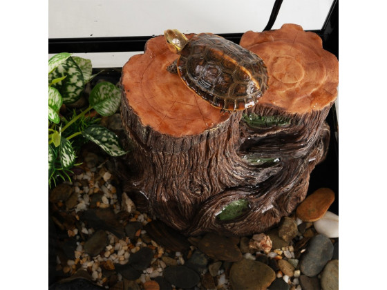 Декоративний фільтр-водоспад Repti-Zoo Turtle Filter Tree GLB10 у формі кореня для амфібій і тераріумів до 70 літрів