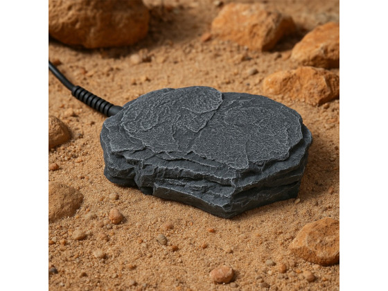 Камень греющий с регулятором температуры Repti-Zoo Dimmer Heat Rock 8W 18×14×3 см