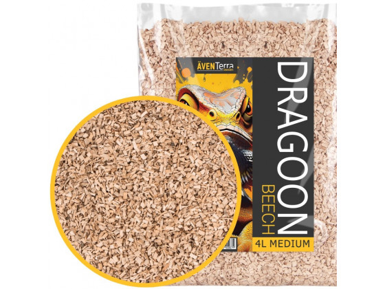 Натуральная древесная подстилка Aventerra DRAGOON Beech Medium 4л для рептилий, пауков и грызунов
