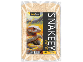 Натуральная древесная подстилка Aventerra Sweden SNAKEEY Wood Tiny 4 л для грызунов и змей