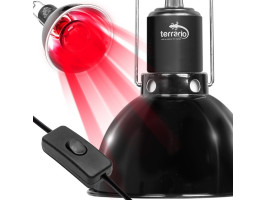 Светильник глубокий рефлекторный Terrario Biosphere Light 75W для локального обогрева террариумов с керамическим патроном E27