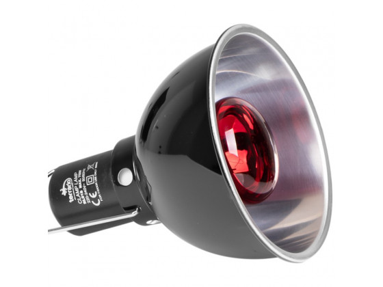 Светильник глубокий рефлекторный Terrario Biosphere Light 75W для локального обогрева террариумов с керамическим патроном E27