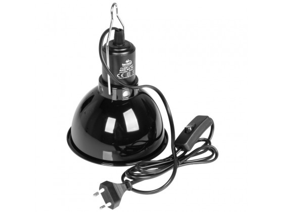 Светильник глубокий рефлекторный Terrario Biosphere Light 75W для локального обогрева террариумов с керамическим патроном E27