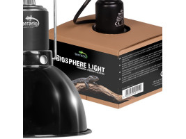 Светильник глубокий рефлекторный Terrario Biosphere Light 75W для локального обогрева террариумов с керамическим патроном E27