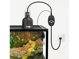 Светильник с глубоким рефлектором и термостатом Repti-Zoo RL04DTC 100W, с функцией dimming для террариума