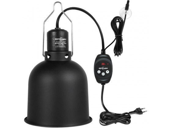 Светильник с глубоким рефлектором и термостатом Repti-Zoo RL04DTC 100W, с функцией dimming для террариума