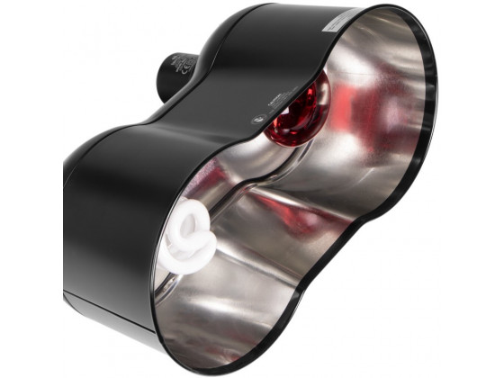 Светильник двойной Terrario SunFusion Duo с двумя керамическими патронами E27, 2 x 150Вт.