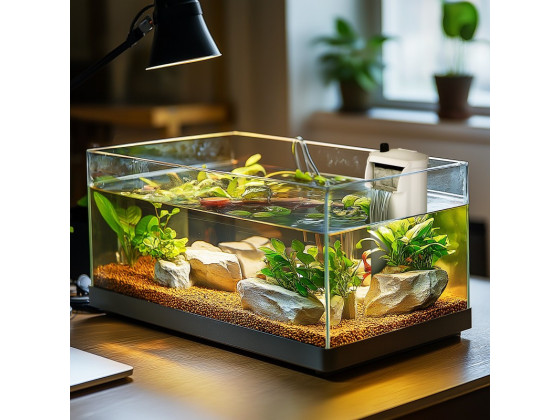 Фільтр для черепах Kruger Meier TurtleX Elite з водоспадом і регульованим потоком для мілководних акваріумів