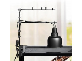 Держатель для ламп Repti-Zoo Dual Light Bracket LH023D двойной кронштейн для террариума 360°