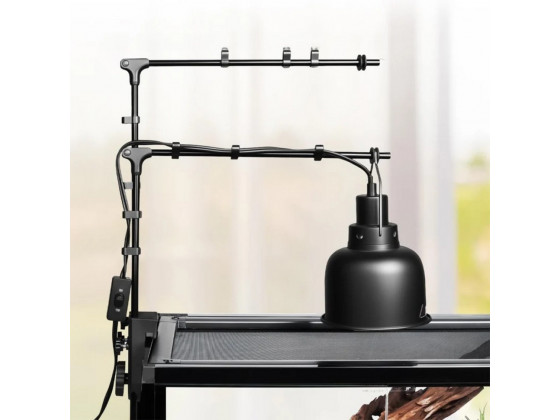Держатель для ламп Repti-Zoo Dual Light Bracket LH023D двойной кронштейн для террариума 360°
