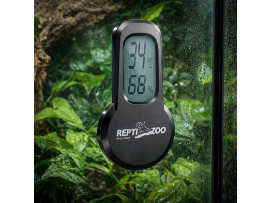 Цифровой гигрометр-термометр Repti-Zoo LCD Thermo-Hygrometr для террариумов