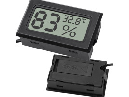 Цифровий термометр-гігрометр Kruger Meier Elonipac LCD з датчиком на кабелі 200 см