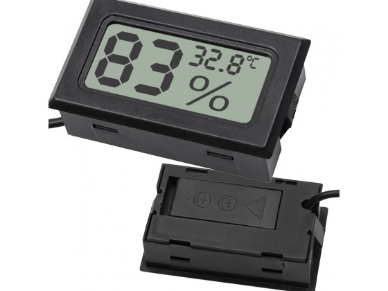 Цифровий термометр-гігрометр Kruger Meier Elonipac LCD з датчиком на кабелі 200 см