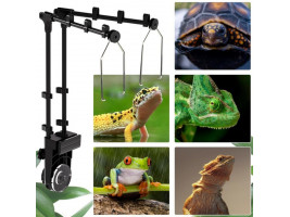 Держатель для ламп Repti-Zoo Dual Light Bracket LH023D двойной кронштейн для террариума 360°