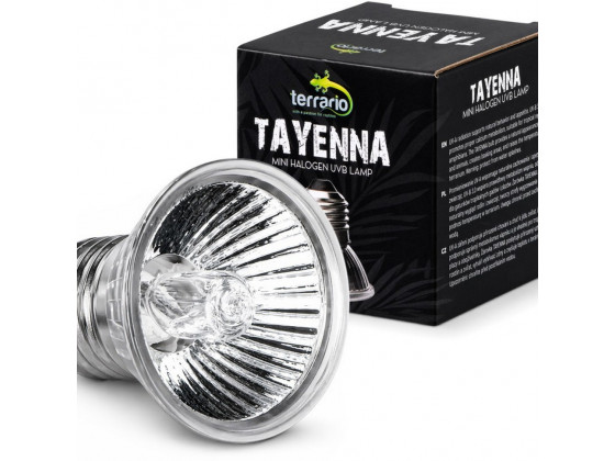 Лампа для террариума Terrario Tayenna 25W UVB 3.0 E27 для тропических рептилий и амфибий