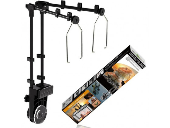 Держатель для ламп Repti-Zoo Dual Light Bracket LH023D двойной кронштейн для террариума 360°