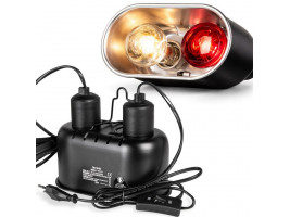 Светильник двойной Terrario DUORAY 2.0 E27 2x60W для террариума