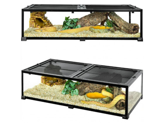 Террариум Repti-Zoo Super Vision 360 120x45x45 см - стеклянный террариум для рептилий и амфибий.