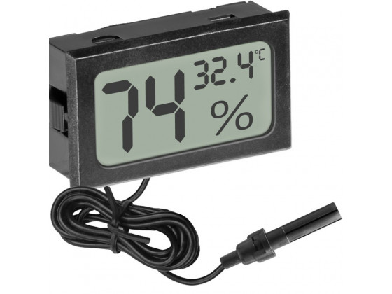 Цифровий термометр-гігрометр Kruger Meier Elonipac LCD з датчиком на кабелі 200 см