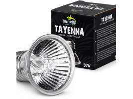 Лампа для террариума Terrario Tayenna 50W UVB 3.0 E27 для тропических рептилий и амфибий