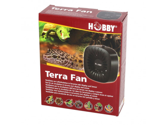 Вентилятор для тераріуму Hobby Terra Fan з дисплеєм і датчиком температури та вологості
