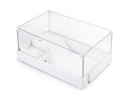 Терриум-аквариум для черепахи Kruger Meier Turtle Shell Garden 49x31x18.5 см с островом и гидропонным контейнером