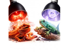 Светильник глубокий рефлекторный Terrario LUNOONE 2.0 E27 100W для локального обогрева террариумов