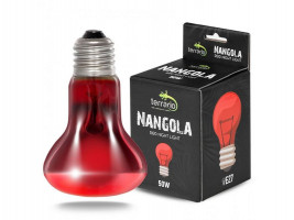Інфрачервона нагрівальна лампа Terrario Nangola Red Night Light 50W