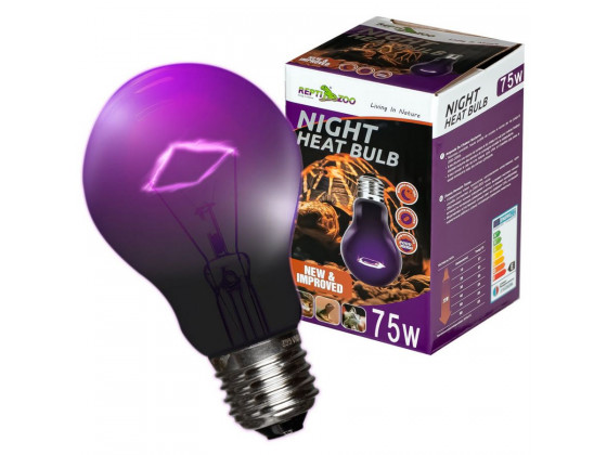 Ночная лампа с подогревом Repti-Zoo Night Heat Bulb 75W