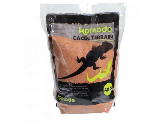 Пищевый песок для рептилий Komodo CaCo3 Sand Terracota 4кг