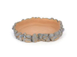 Поилка для рептилий Hobby Drinking bowl Pebbles M 21x16x3,5см