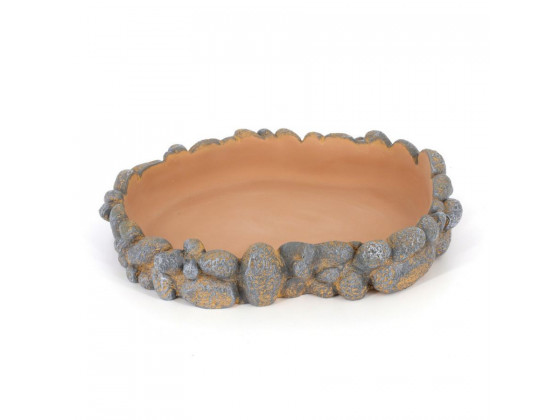 Поилка для рептилий Hobby Drinking bowl Pebbles M 21x16x3,5см