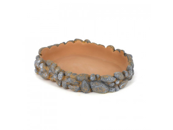 Поилка для рептилий Hobby Drinking bowl Pebbles M 21x16x3,5см